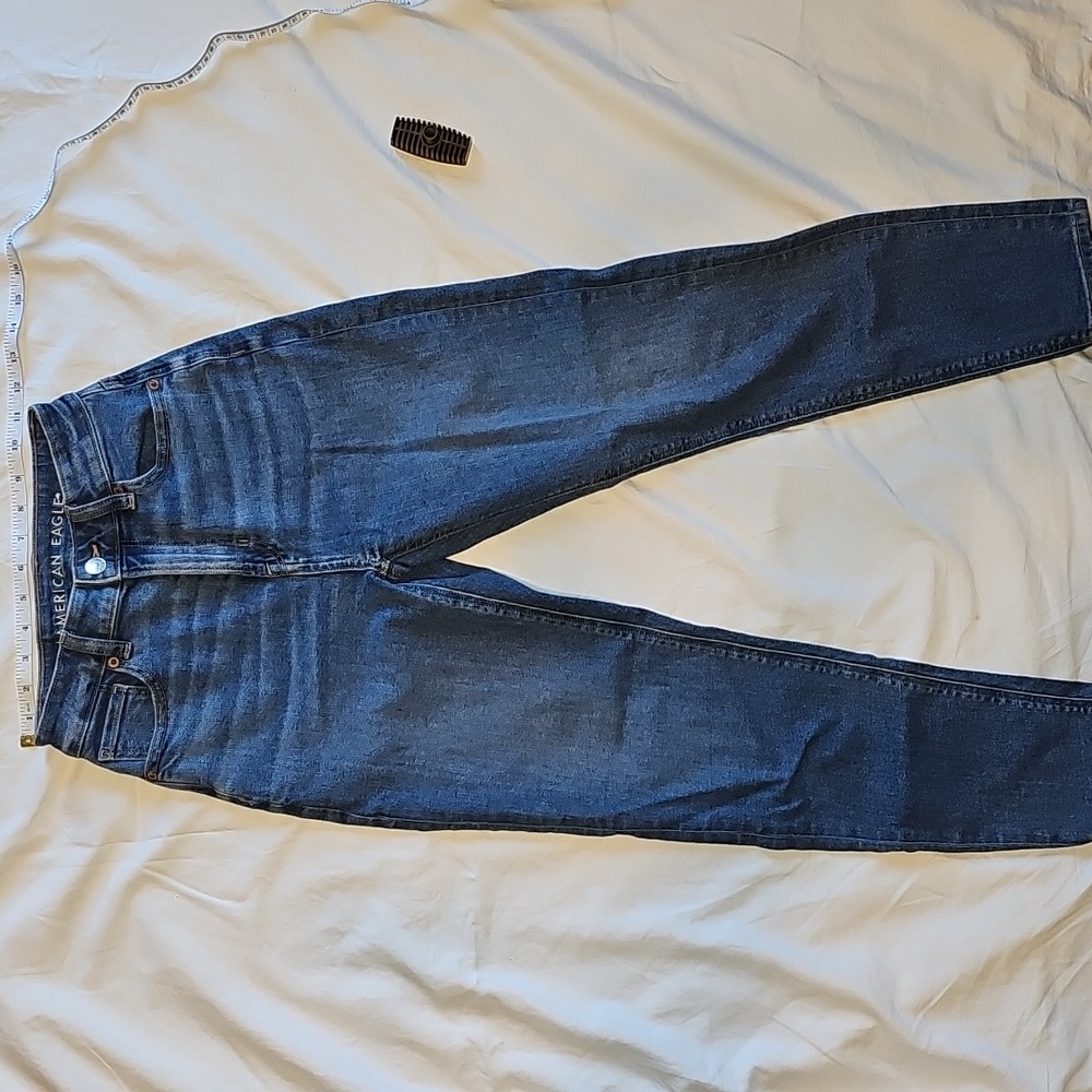 American Eagle Outfitters Mom Dark Blue Jeans